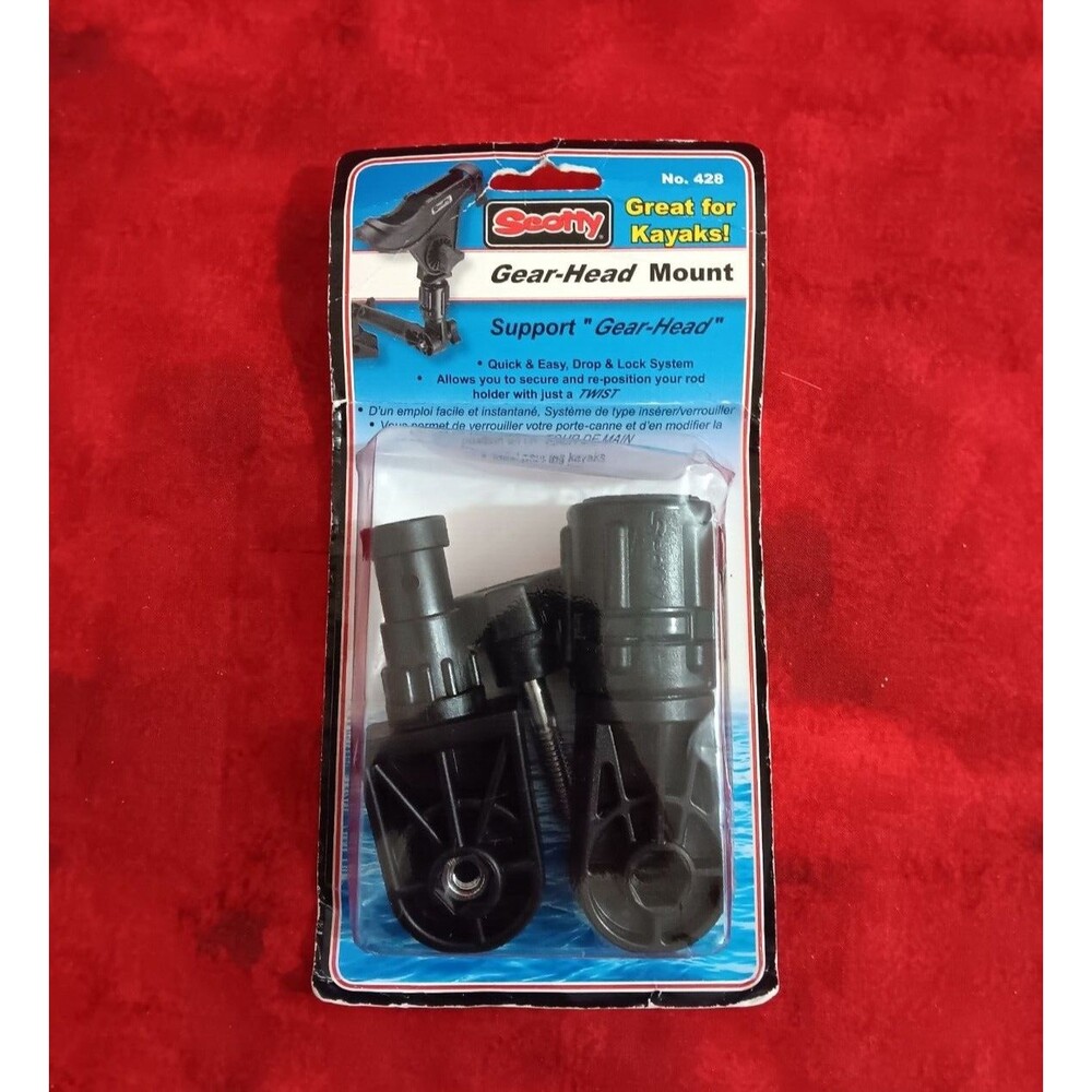 Scotty Gear-Head Post Mount # 428 Great for Kayaks In Sealed Package